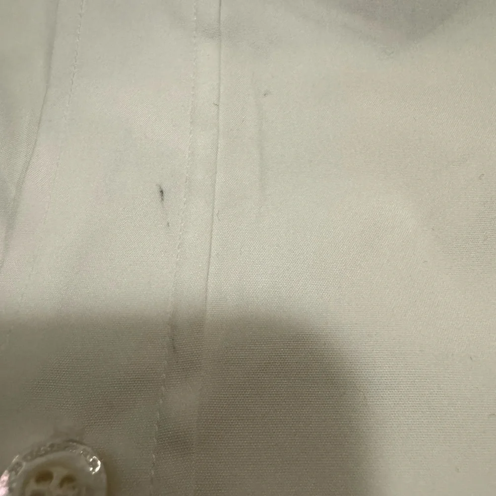 Burberry Mens White Check Dress Shirt - Picture 7 of 7